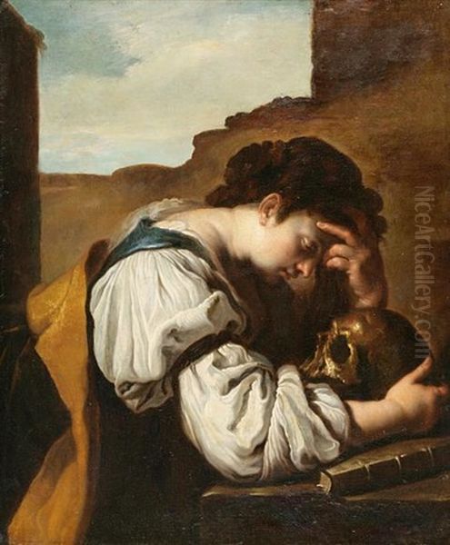 Melancholia Oil Painting by Domenico Feti