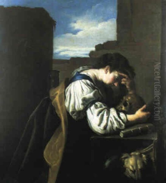 La Melancolie Oil Painting by Domenico Feti