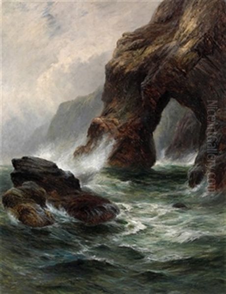 Acantilado Oil Painting by Dionisio Fierros Alvarez