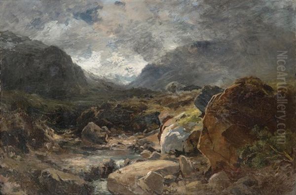 Paisaje Rocoso Oil Painting by Dionisio Fierros Alvarez