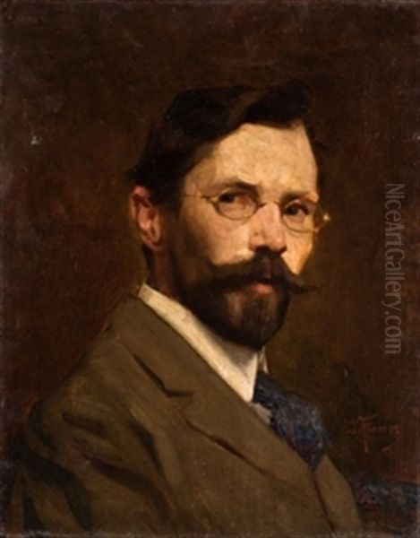 Retrato Oil Painting by Dionisio Fierros Alvarez