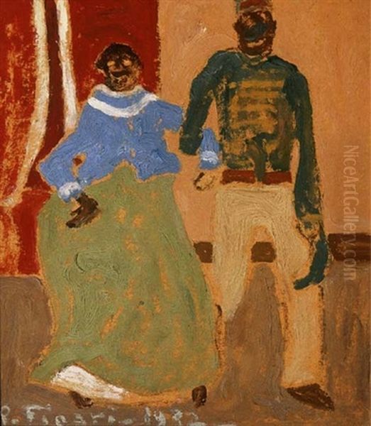 Primera Visita Al Gobernador Oil Painting by Pedro Figari