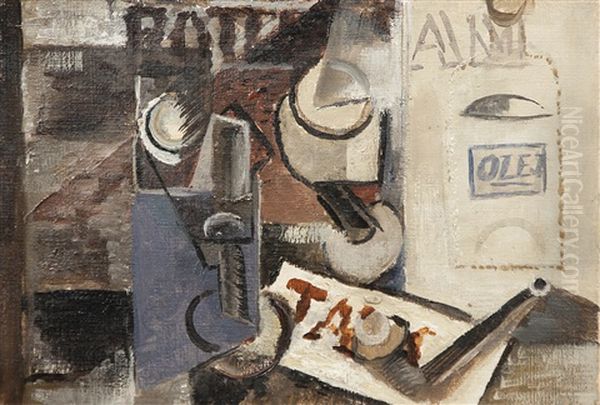 Holland's Still-life Oil Painting by Emil Filla