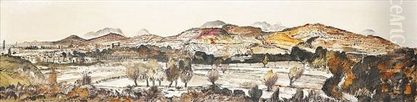 U Loun Oil Painting by Emil Filla