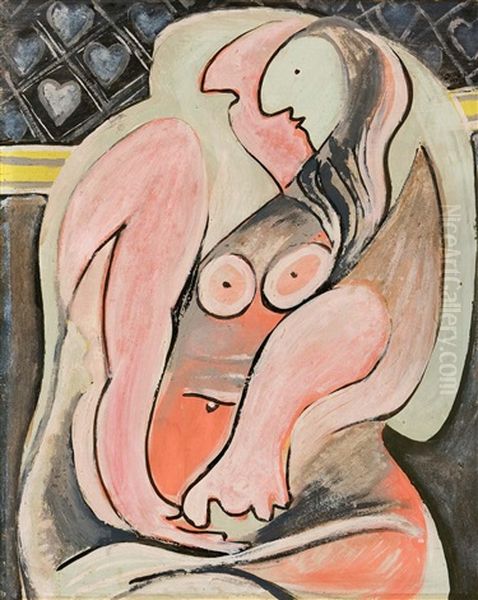 Sedici Zena Oil Painting by Emil Filla