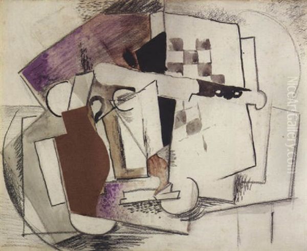 Ohne Titel Oil Painting by Emil Filla