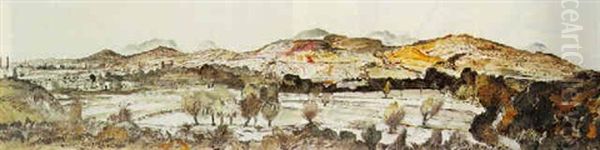 U Loun (bei Louny) Oil Painting by Emil Filla