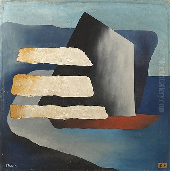 Costruzione D'atmosfera Oil Painting by  Fillia