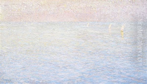 Sea View (ebb Tide) (ca. 1886) Oil Painting by Alfred William (Willy) Finch