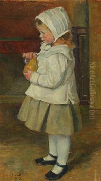 Else Med Paere Oil Painting by Ludvig Find