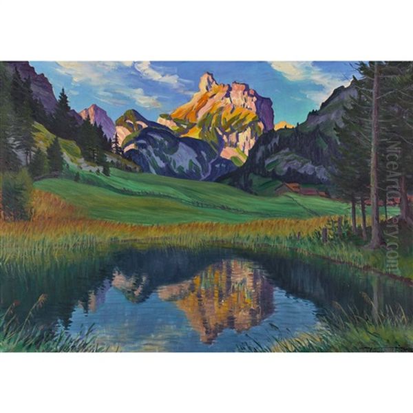 Stille Der Morgenfruhe Oil Painting by Waldemar Theophil Fink