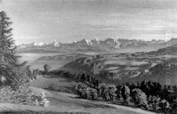 Herbst Auf Dem Gurten Oil Painting by Waldemar Theophil Fink