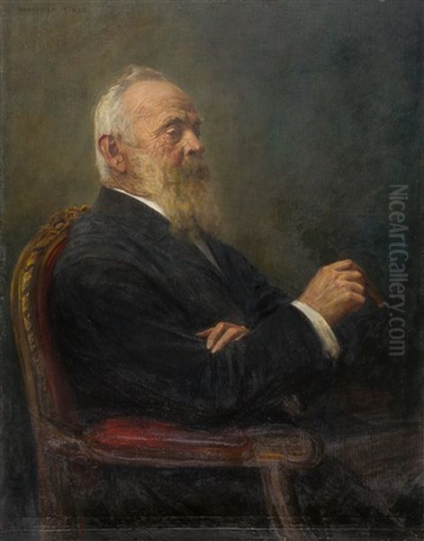 Prinzregent Luitpold Von Bayern Oil Painting by Walter Firle