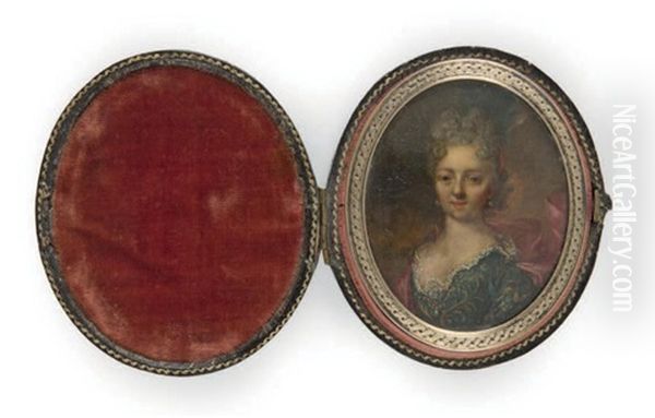 Portrait De Hyderi Begum Oil Painting by Johann George Paul Fischer