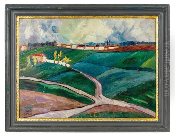 Blick Auf Unter St. Veit Oil Painting by Johannes Fischer