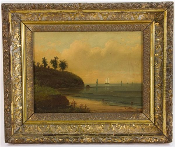 Coastal Maine Seascape Oil Painting by D.A. Fisher