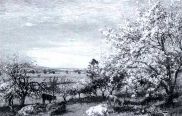 Springtime In Wharfedale Oil Painting by Mark Fisher