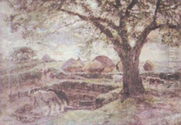 The Great Oak Oil Painting by Mark Fisher