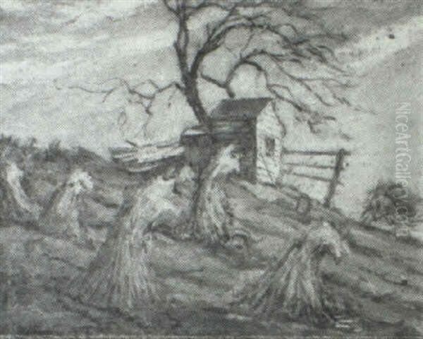 Windy Hill Oil Painting by Mark Fisher