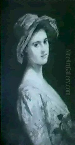 A Posy Of Flowers Oil Painting by Samuel Melton Fisher