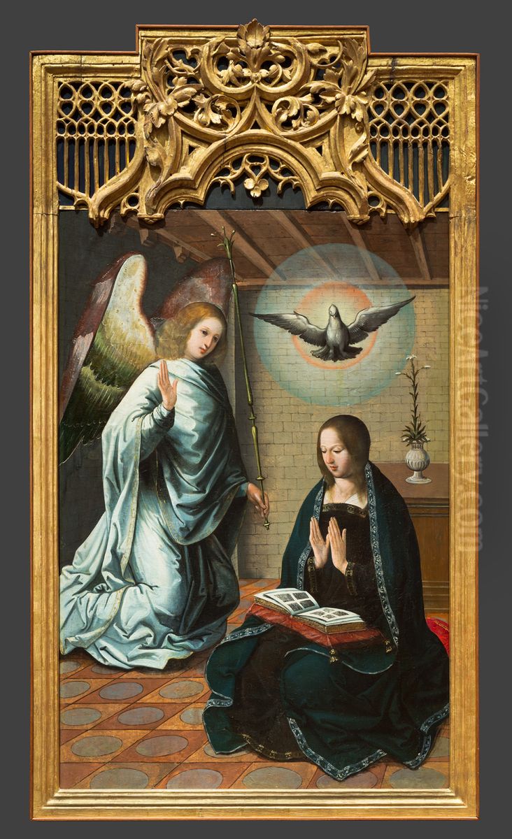 The Annunciation Oil Painting by Juan De Flandes