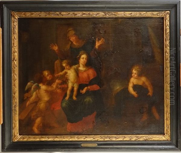 Maternite Oil Painting by Bertholet Flemal