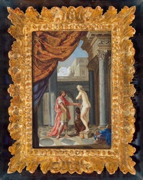 Pygmalion Und Galathea Oil Painting by Bertholet Flemal
