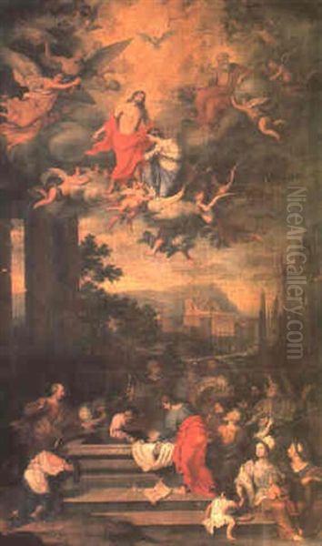 L'assomption De La Vierge Oil Painting by Bertholet Flemal