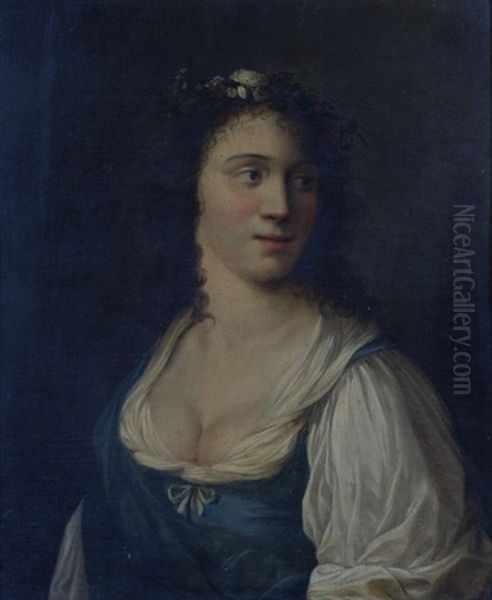 Saskia En Flore Oil Painting by Govaert Flinck Cleve