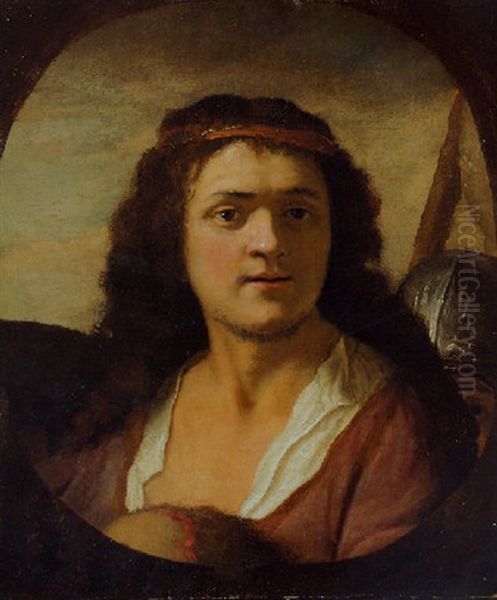 David With Saul's Arms And Armour Oil Painting by Govaert Flinck Cleve