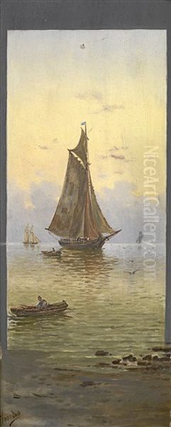 Velero Oil Painting by Enrique Florido Bernils