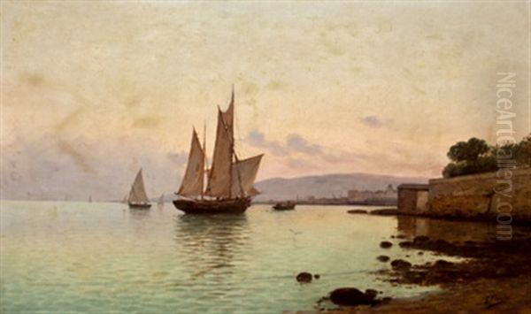 En El Puerto Oil Painting by Enrique Florido Bernils