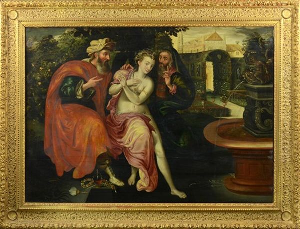 Zuzana A Starci Oil Painting by Frans Floris
