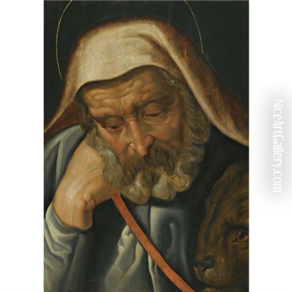 Saint Jerome Oil Painting by Frans Floris