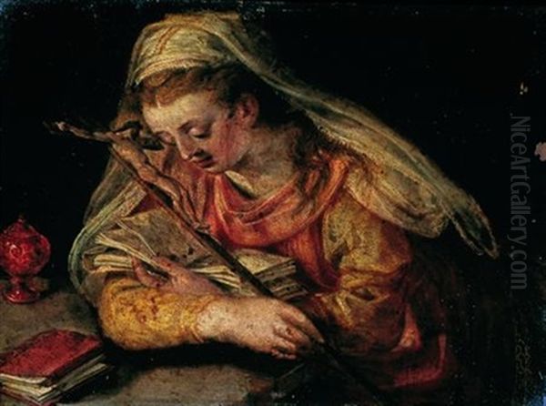 Sainte Marie Madeleine Oil Painting by Frans Floris