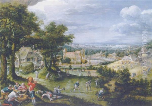 An Allegory Of Summer Oil Painting by Frans Floris