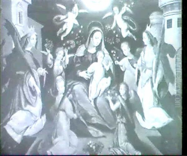 Nativite Oil Painting by Frans Floris