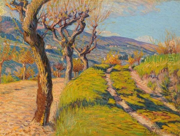 La Valtenesi Oil Painting by Piero Focardi