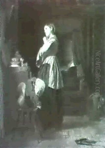 Vor Dem Fest Oil Painting by Ferdinand J. Foegerlin