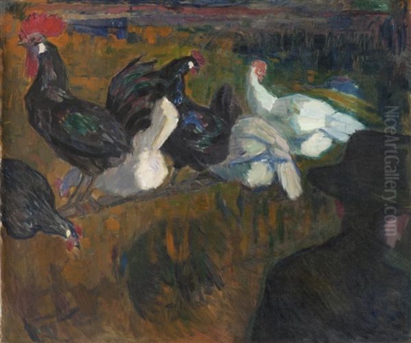 Honer Oil Painting by Bernhard Folkestad