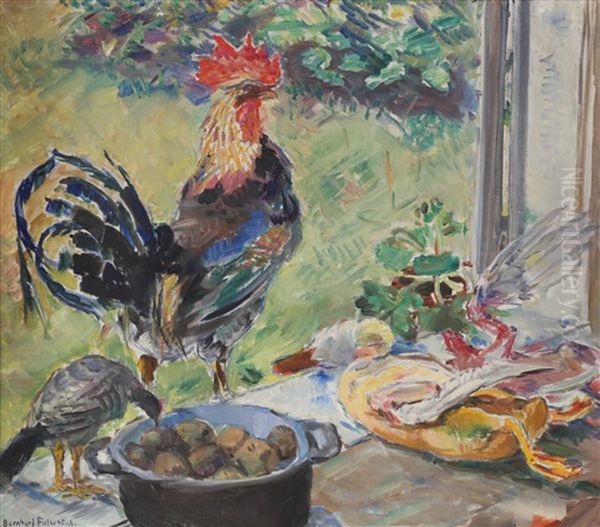 Hane Oil Painting by Bernhard Folkestad