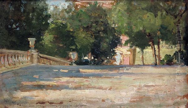 Nel Parco Oil Painting by Carlo Follini