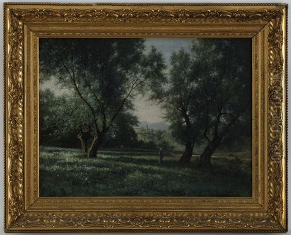 Paysage Anime Oil Painting by Horace-Antoine Fonville