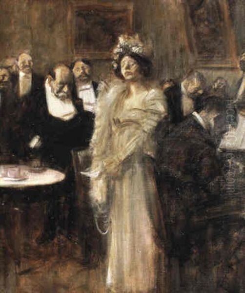 Le Solo Oil Painting by Jean-Louis Forain