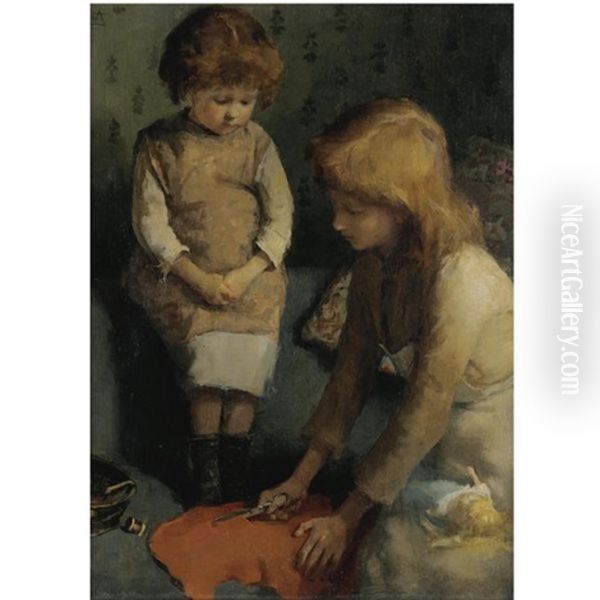 Little Sister Oil Painting by Elizabeth Stanhope Forbes