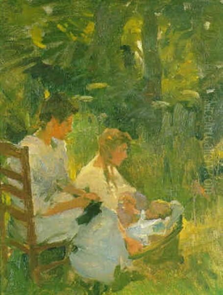 June Days Oil Painting by Elizabeth Stanhope Forbes