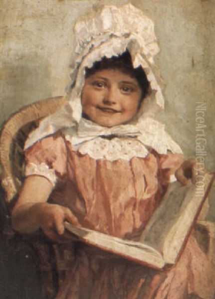 The Storybook Oil Painting by Elizabeth Stanhope Forbes