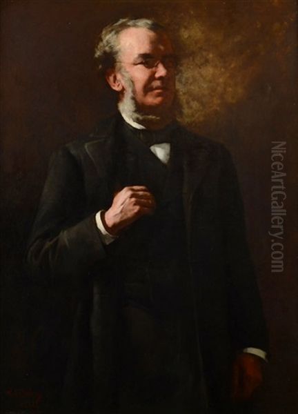 Portrait Of A Gentleman Oil Painting by Stanhope Alexander Forbes