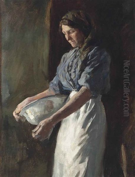 The Farmer's Wife Oil Painting by Stanhope Alexander Forbes