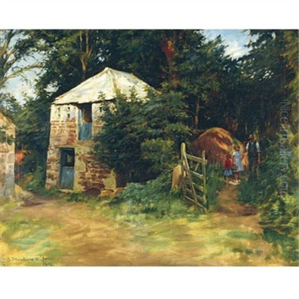 The Pigeon Loft Oil Painting by Stanhope Alexander Forbes